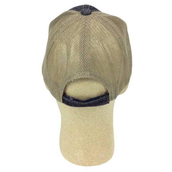 Panera St Louis Bread Co Denim Trucker Hat Cap With Mesh Back Crew Employee - Picture 3 of 7